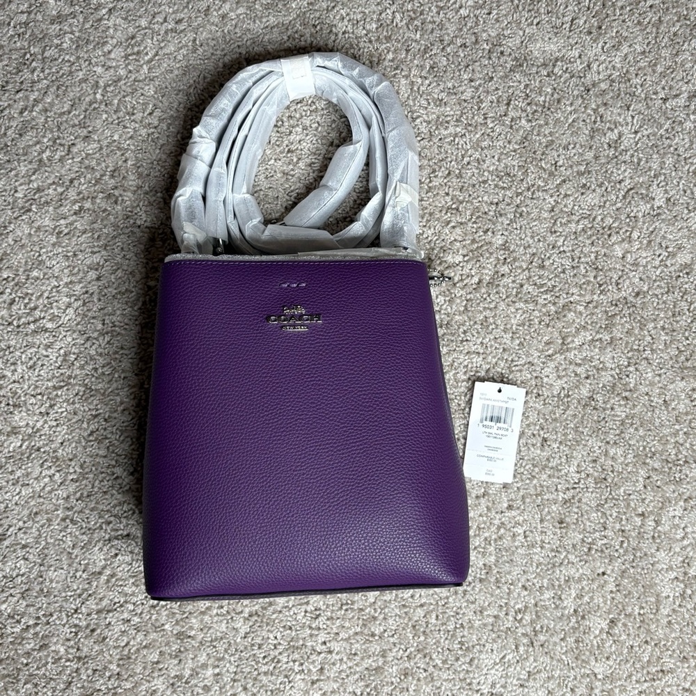Coach Leather Small Town Bucket Bag